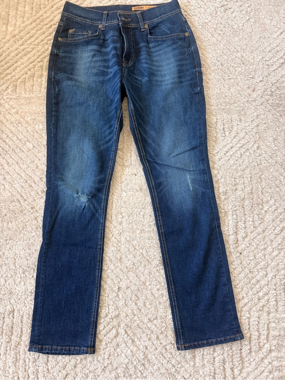 Seven7 Slim Straight Men’s Jeans - Dark Blue